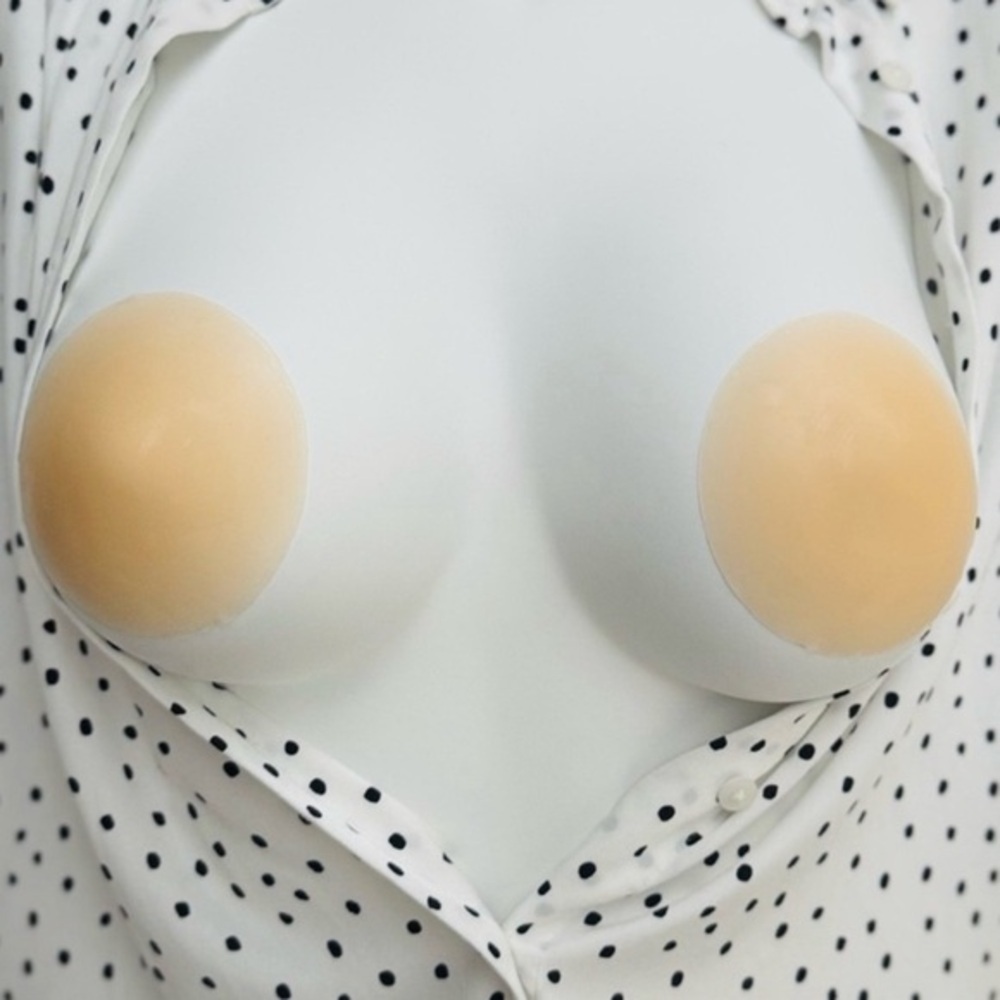 (PACK OF 7) Seamless Nude Silicone Reusable Nipple Covers (Beige)